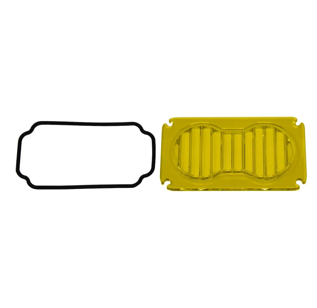 660215 – BAJA DESIGN Driving/ Fog Light Lens, For Use With S2 Sport/ S2 Pro Auxiliary Lights Rectangular Amber Hard C...